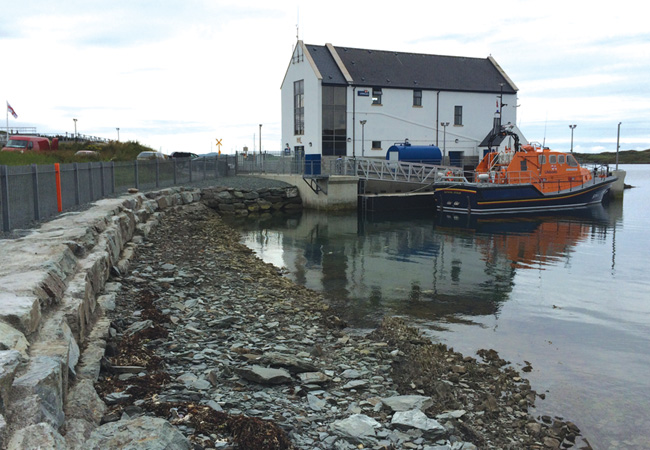 The RNLI uses surface water heat pumps