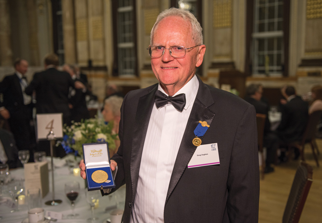 Oughton takes highest honour at President's Dinner - CIBSE Journal