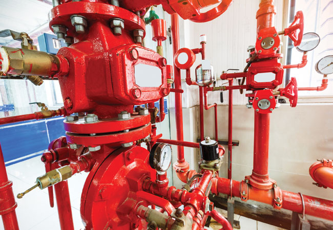 Industrial fire control system.