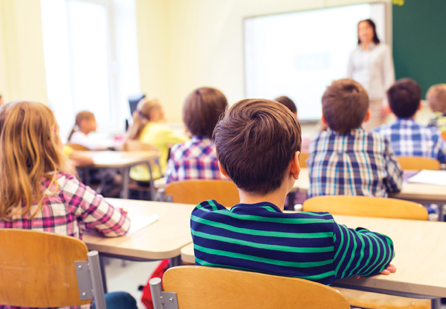 Children in classroom