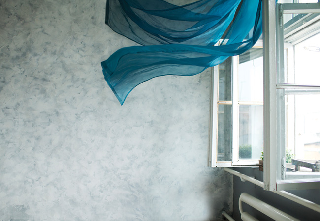 yulkapopkova curtain blowing through window