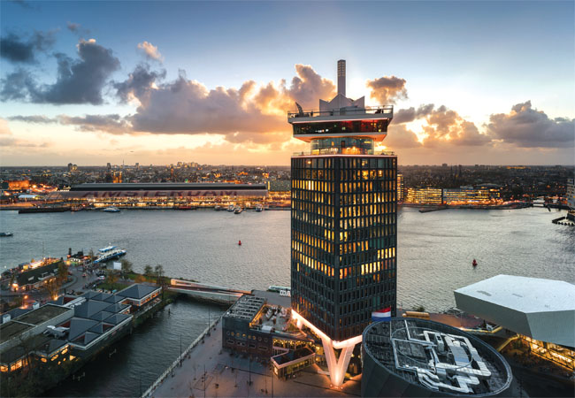 A'DAM Tower, Amsterdam Credit: Dennis Bouman