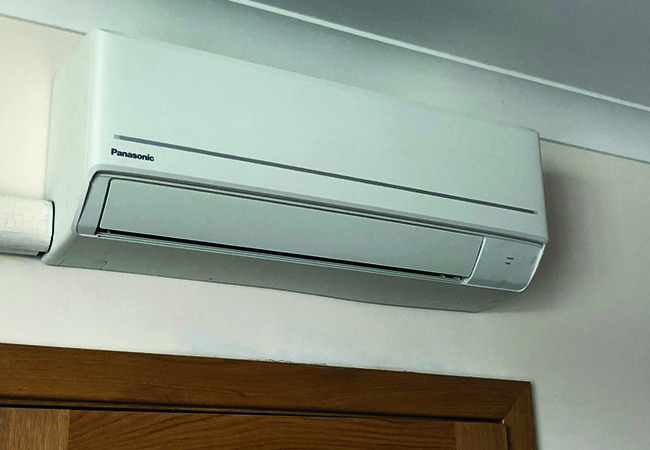 A reversible air-to-air heat pump